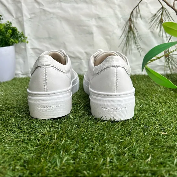 - VAGABONDZOE PLATFORM SNEAKERS size 40 US 10 NEW $140White leather