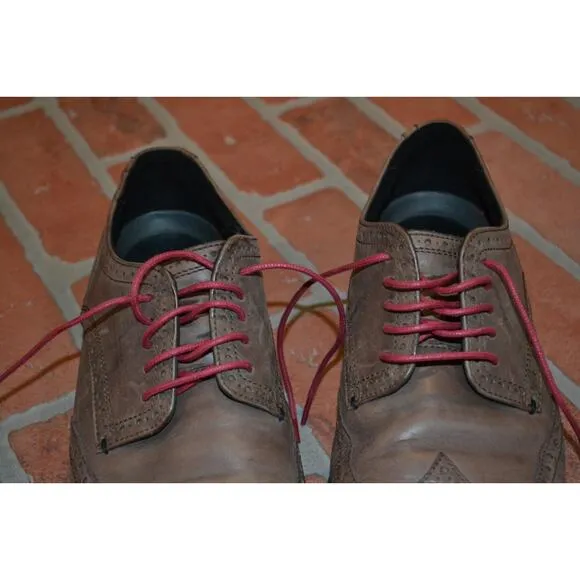 104-a Cole Haan Brown Leather Dress Shoes Loafers Size 10 M Grand.0S Mens