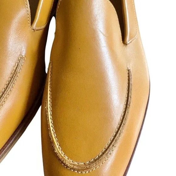 $168 NWOB EVERLANE Modern Loafer Italian Leather Honey Yellow Shoes WOMEN'S 10.5