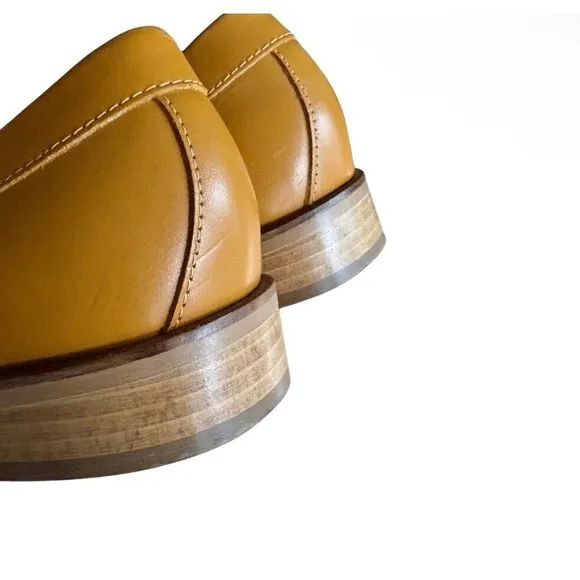 $168 NWOB EVERLANE Modern Loafer Italian Leather Honey Yellow Shoes WOMEN'S 10.5