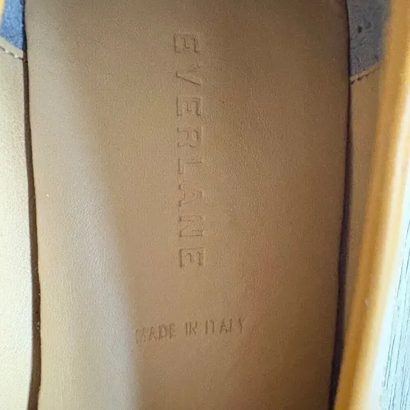 $168 NWOB EVERLANE Modern Loafer Italian Leather Honey Yellow Shoes WOMEN'S 10.5