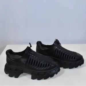 4CCCCEES Arko Black Spine Sneakers, Size 36