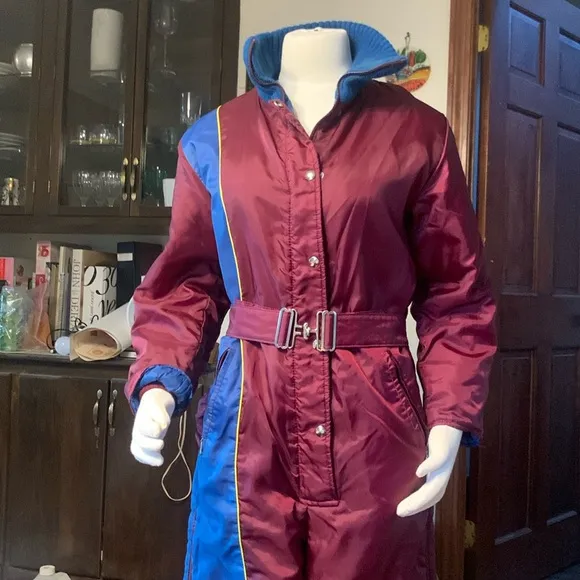 70’s RAVEN TRUE VINTAGE ONE PIECE SKI SUIT SNOWBOARDING SNOWMOBILE WINTER SPORTS