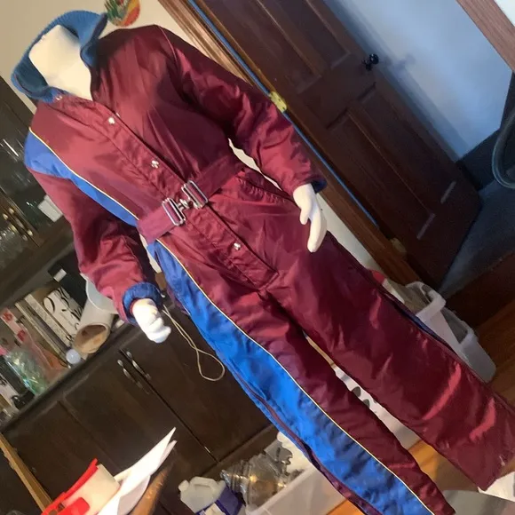70’s RAVEN TRUE VINTAGE ONE PIECE SKI SUIT SNOWBOARDING SNOWMOBILE WINTER SPORTS