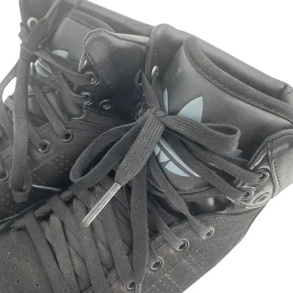 Adidas Black AdiHigh EXT Black High Top Sneakers Size 6