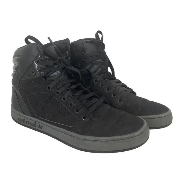 Adidas Black AdiHigh EXT Black High Top Sneakers Size 6