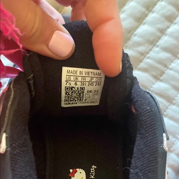 Adidas Black and Pink Chunky Sneakers