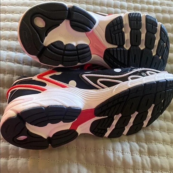 Adidas Black and Pink Chunky Sneakers