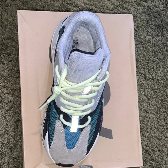 Adidas Gray and Orange Sneakers with Chunky Design