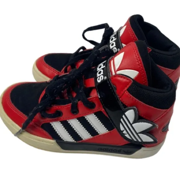 Adidas Hard Court High Top Sneakers Big Tref Kids Sneakers Size 11 ART G99487
