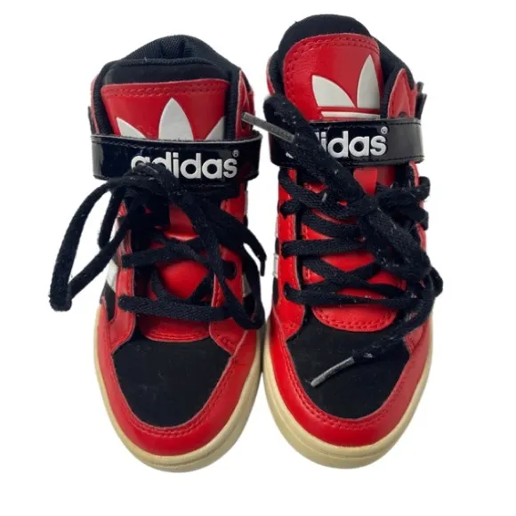 Adidas Hard Court High Top Sneakers Big Tref Kids Sneakers Size 11 ART G99487