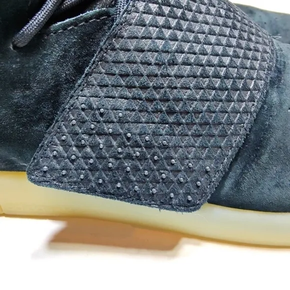 Adidas Tubular Invader High Top Black Strap Suede Sneakers Men's Size 9