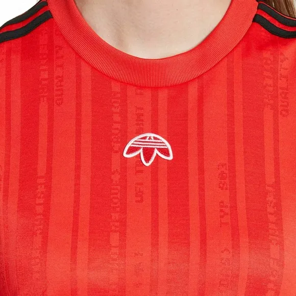 Adidas x Alexandar Wang Sporty Red Jersey Tshirt Dress Fits S-M