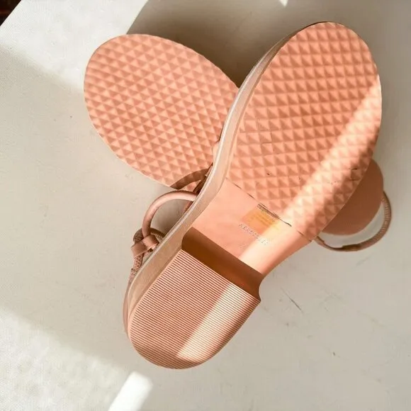 Aerosoles Nude Pink Strappy Summer Leather Sandals 7