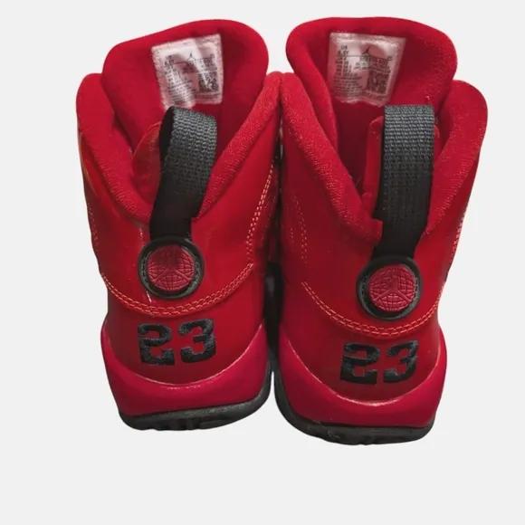 Air Jordan 9 Retro Chile Red Kids High-Top Sneakers Size 6.5Y