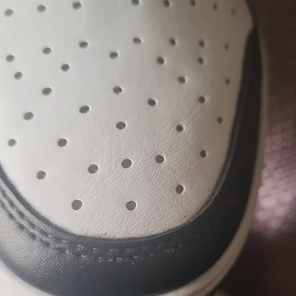 Air Jordan Black and White High-Top Sneakers