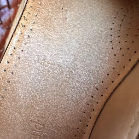 Alan Edmonds Leather Tassel Loafers  Dress Shoes Caramel Brown Maxfield Size 10D