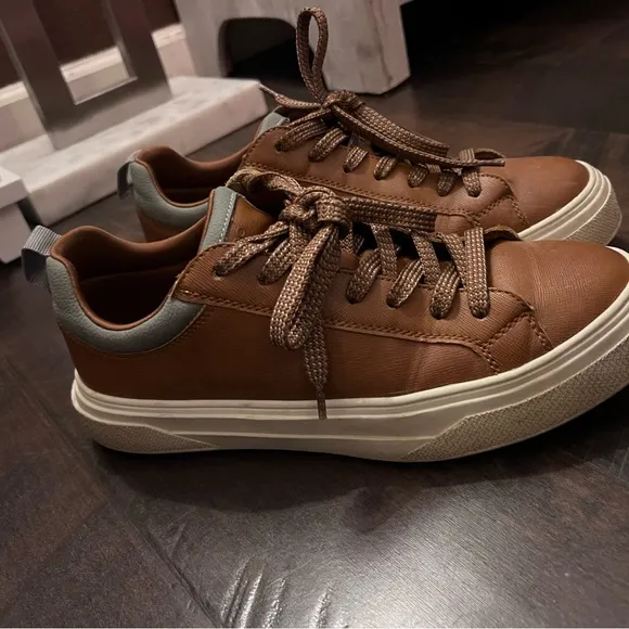 Aldo Brown Leather Loafers