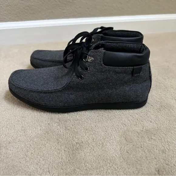 Aldo Gray Fabric Dress Shoes Loafers size 9.5 NWOB