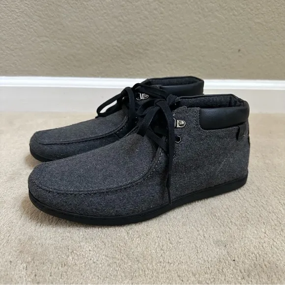Aldo Gray Fabric Dress Shoes Loafers size 9.5 NWOB