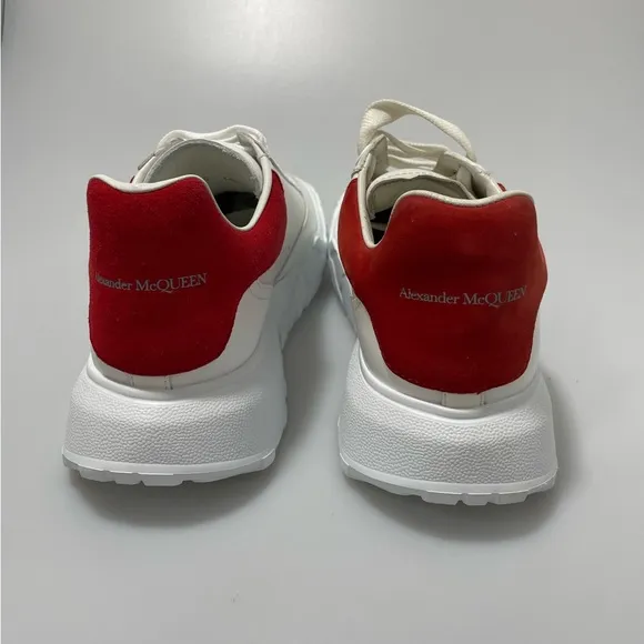 Alexander McQueen Court Sneakers White Red Women’s EU 35/US 5