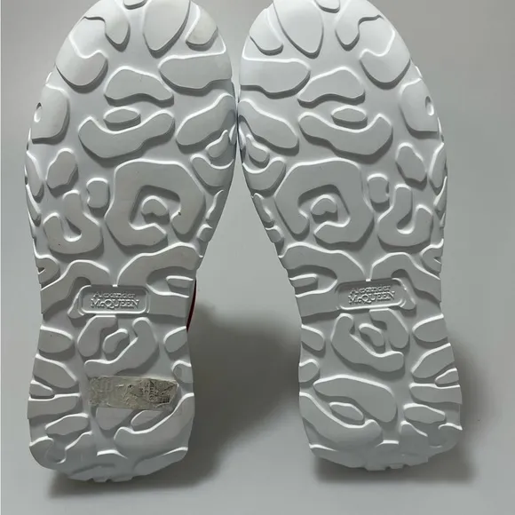 Alexander McQueen Court Sneakers White Red Women’s EU 35/US 5