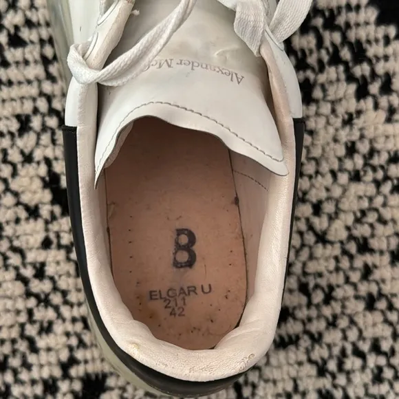 Alexander McQueen Larry Clear-Sole Sneakers