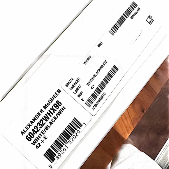 Alexander McQueen Larry Clear-Sole Sneakers