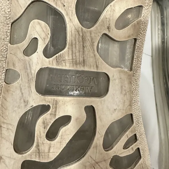 Alexander McQueen Larry Clear-Sole Sneakers