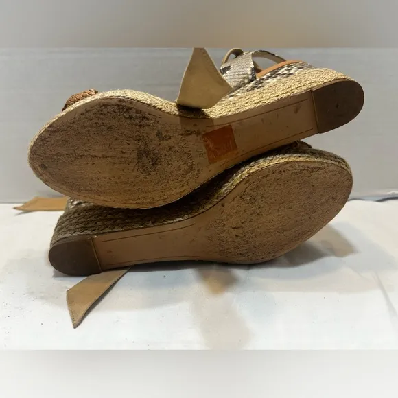 Alexandre BirmanElegant Tan Woven Sandals Size 37