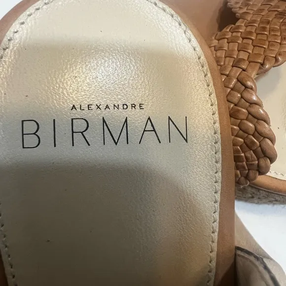 Alexandre BirmanElegant Tan Woven Sandals Size 37