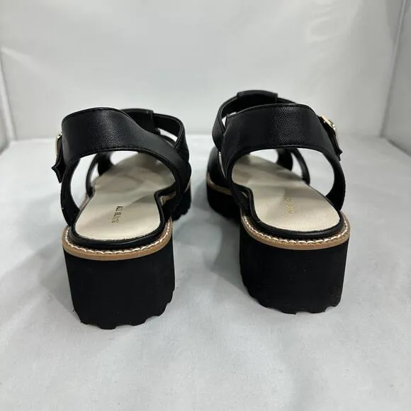 All Black Chunky Platform Sandals (9)