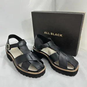 All Black Chunky Platform Sandals (9)