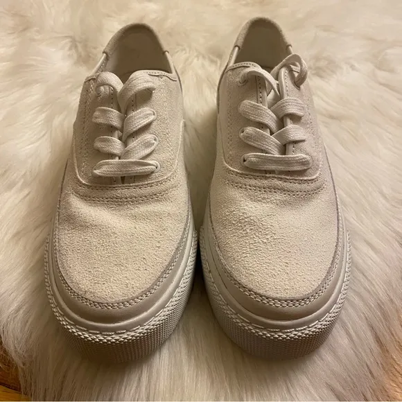 All Saints Suede Low Top Sneakers
