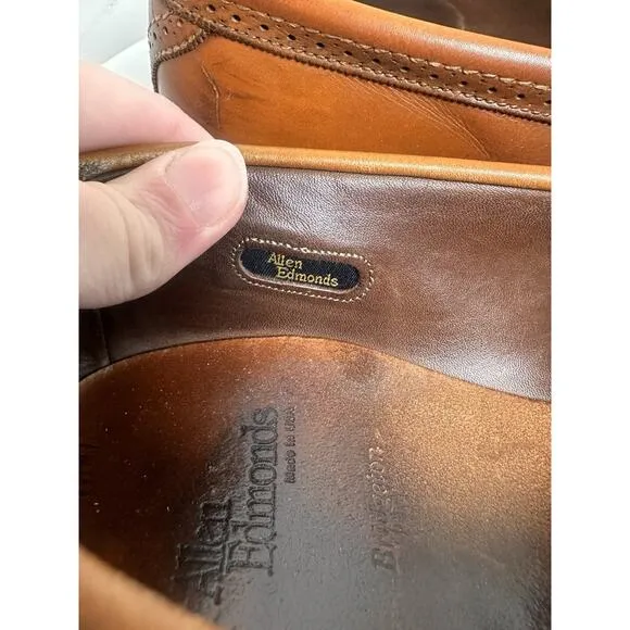 Allen Edmonds Bridgeton Brown Leather Tassel Dress Loafers Men’s Sz 8 D Workwear