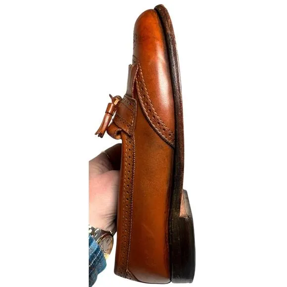Allen Edmonds Bridgeton Brown Leather Tassel Dress Loafers Men’s Sz 8 D Workwear