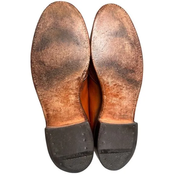 Allen Edmonds Bridgeton Brown Leather Tassel Dress Loafers Men’s Sz 8 D Workwear