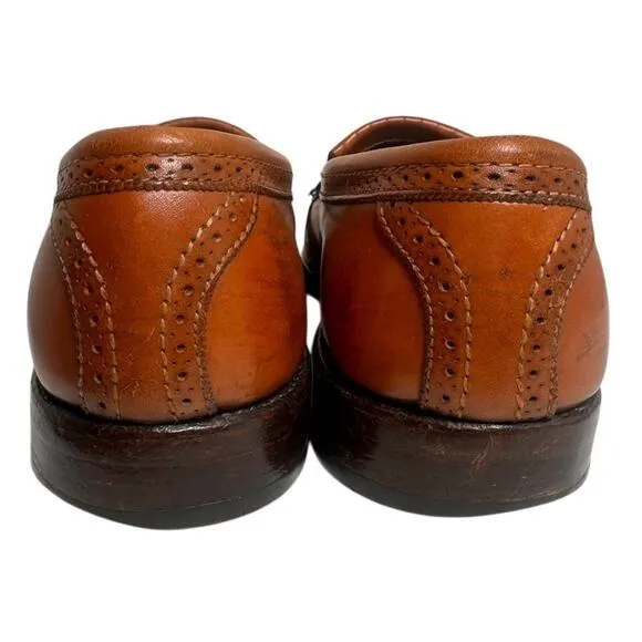 Allen Edmonds Bridgeton Brown Leather Tassel Dress Loafers Men’s Sz 8 D Workwear