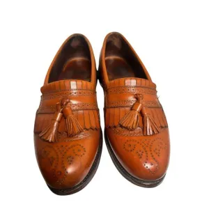 Allen Edmonds Bridgeton Brown Leather Tassel Dress Loafers Men’s Sz 8 D Workwear