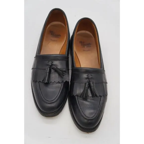 Allen Edmonds Newport Mens Kiltie Slip On Tassel Loafers Dress Shoe Black 11.5 B