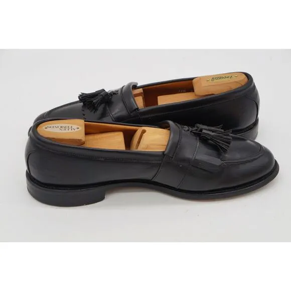 Allen Edmonds Newport Mens Kiltie Slip On Tassel Loafers Dress Shoe Black 11.5 B