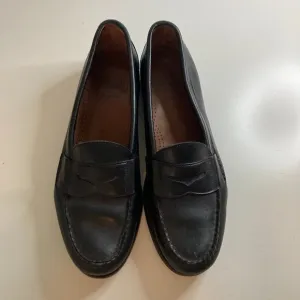 ALLEN EDMONDS Paxton Black Leather Penny Loafers Slip-on Dress Shoes Size 12