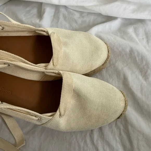 &amp; Other Stories Lace Up Fabric Espadrilles Sz 36 / 5.5