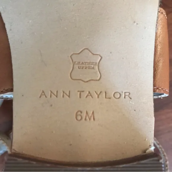 Ann Taylor | Mariel Leather Wrap Flat Sandals
