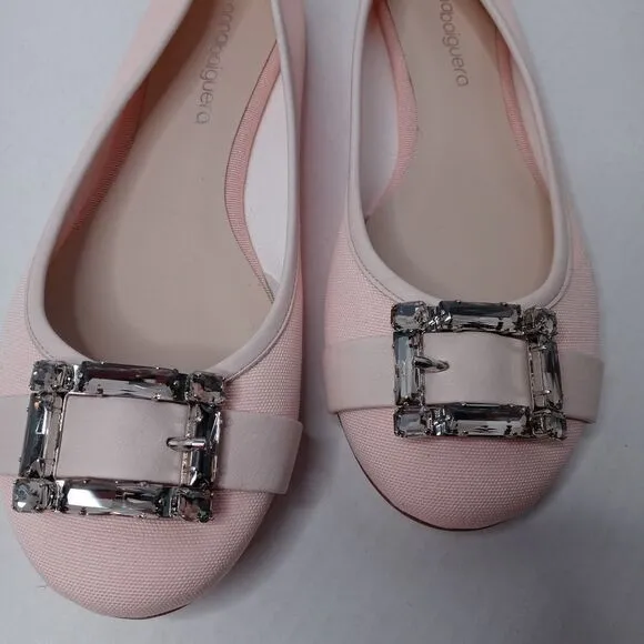 ANNA BAIGUERA Ballet Flats In Blush size 41