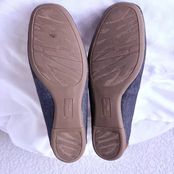 Anne Klein Aknoris Denim Loafers Size 8.5M - Used