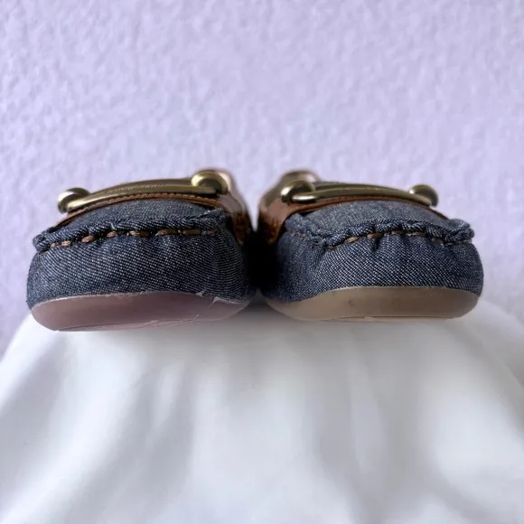 Anne Klein Aknoris Denim Loafers Size 8.5M - Used