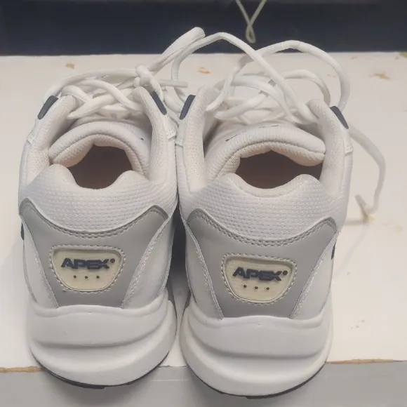 Apex White and Gray Chunky Sole Sneakers