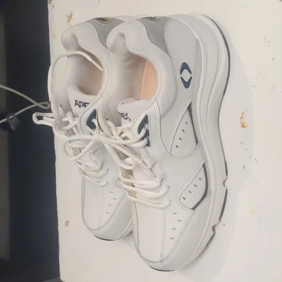 Apex White and Gray Chunky Sole Sneakers