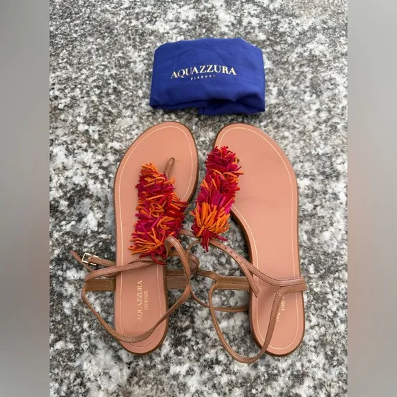 Aquazzura wild thing flat sandals